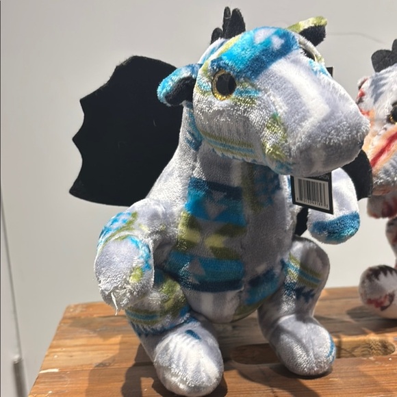 Black and Blue Stuffed Animal Plush Toy - Picture 7 of 11